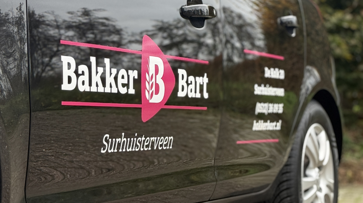 Belettering BakkerBart Surhuisterveen